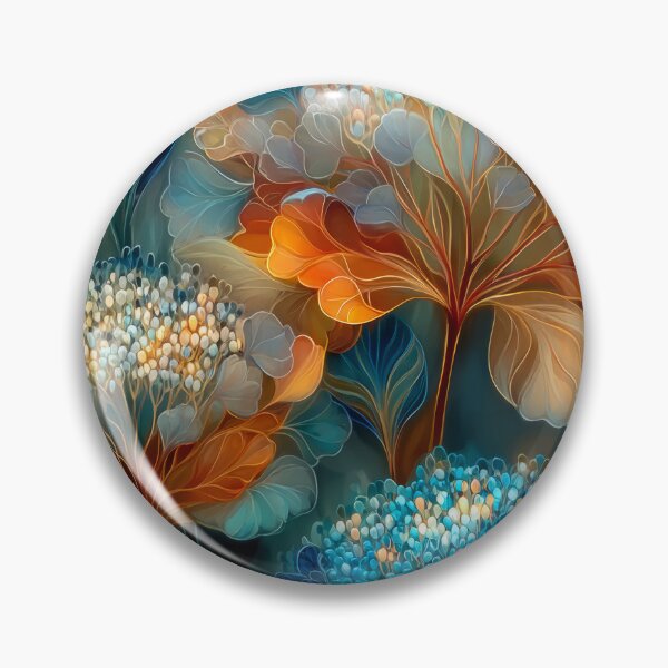 Item preview,  Radiant Hydrangea Bloom, Abstract Fantasy Floral Art designed and sold by MargaretWiktor.
