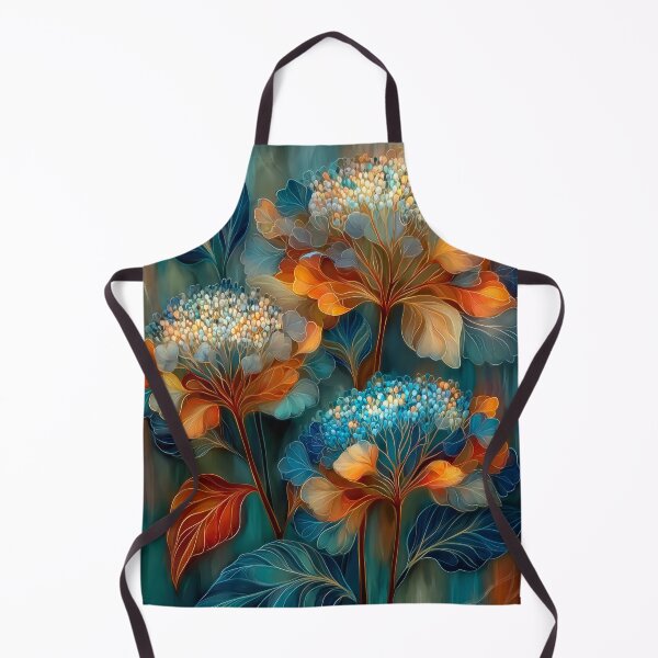 Item preview, Radiant Hydrangea Bloom, Abstract Fantasy Floral Art designed and sold by MargaretWiktor.
