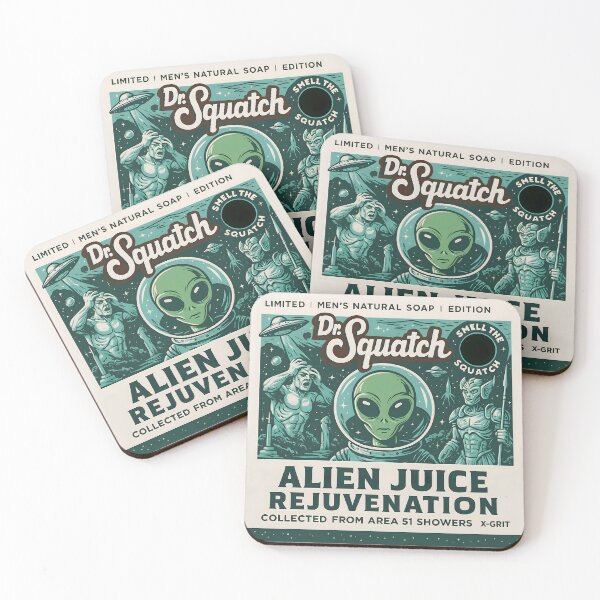 Item preview, Sydney Sweeney Bath Water Soap Parody – Alien Juice Rejuvenation Area 51 Spoof Design designed and sold by Fashvora.