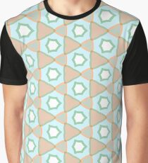 patterns ornament lines graphics stained glass window seamless colorful repeat pattern Graphic T-Shirt