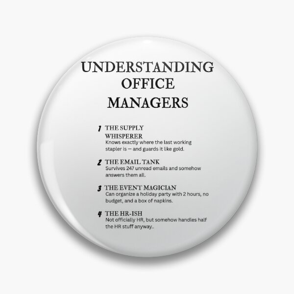 Item preview, UNDERSTANDING OFFICE MANAGERS – Funny Workplace Life Definitions designed and sold by PsyFlow35.