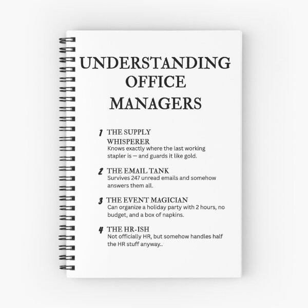 Item preview, UNDERSTANDING OFFICE MANAGERS – Funny Workplace Life Definitions designed and sold by PsyFlow35.