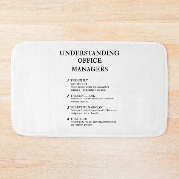 Item preview, UNDERSTANDING OFFICE MANAGERS – Funny Workplace Life Definitions designed and sold by PsyFlow35.