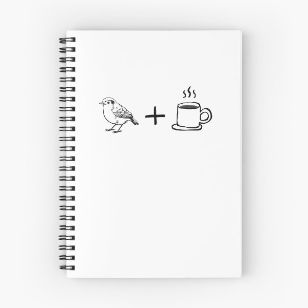 Item preview, Birding and Coffee for Birders and Bird Enthusiasts Simple Minimal  designed and sold by Alvaro-Miranda.
