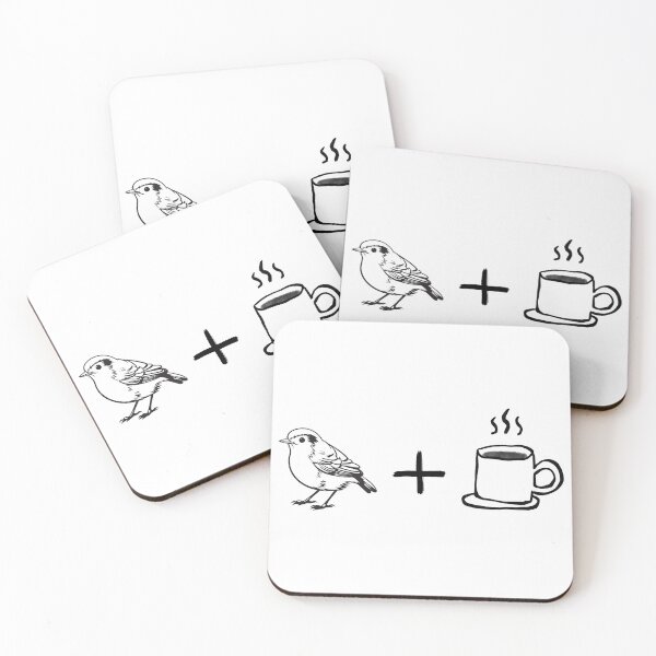 Item preview, Birding and Coffee for Birders and Bird Enthusiasts Simple Minimal  designed and sold by Alvaro-Miranda.