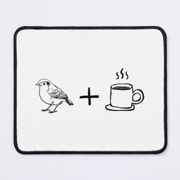 Item preview, Birding and Coffee for Birders and Bird Enthusiasts Simple Minimal designed and sold by Alvaro-Miranda.