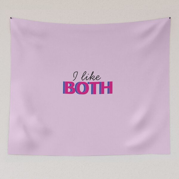 Item preview, I like Both - Bisexual Pride designed and sold by CMG Art Studio.