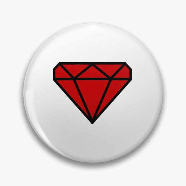 Aperçu de l'œuvre Diamant simple rouge créée et vendue par IzzyMusique.