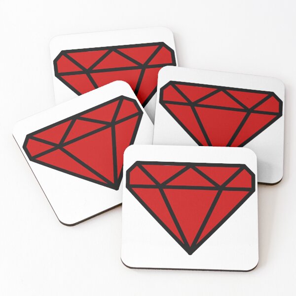 Item preview, Red simple diamond designed and sold by IzzyMusique.