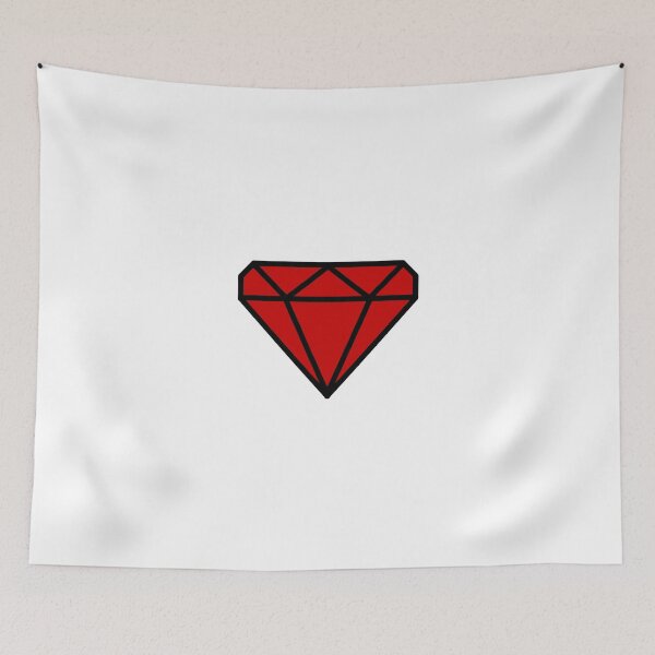 Item preview, Red simple diamond designed and sold by IzzyMusique.