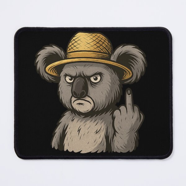 Item preview, Angry Koala Farmer Middle Finger designed and sold by donkokone.
