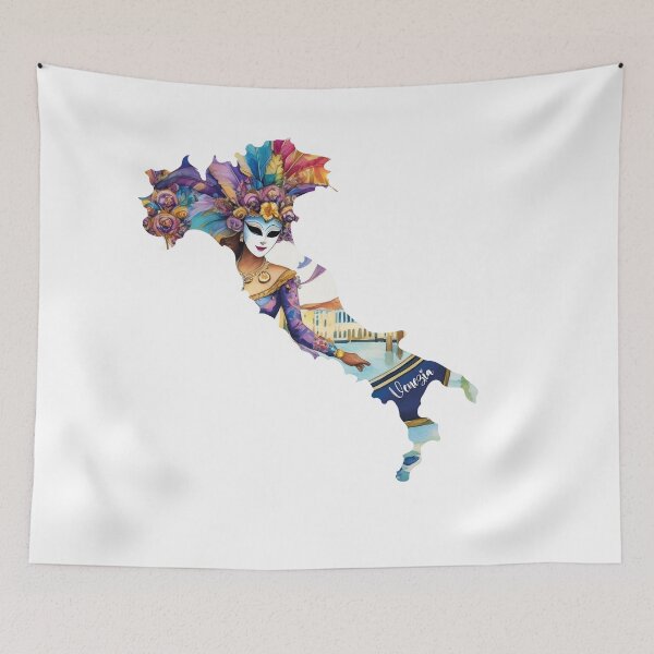 Item preview, "Walk in Venice - Italy in masks and colors" designed and sold by Limmagin.
