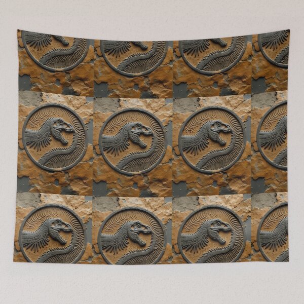 Item preview, Fossil Dinosaur Pattern designed and sold by PatronesKawai.