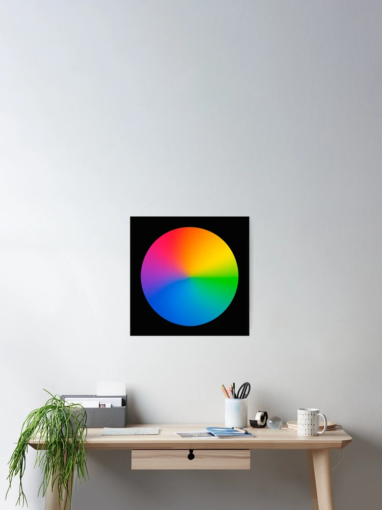 Thumbnail 2 of 3, Poster, RGB Color Flow – Digital Gradient Art designed and sold by Pacific Art.