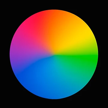Artwork thumbnail, RGB Color Flow – Digital Gradient Art by Pacific Art