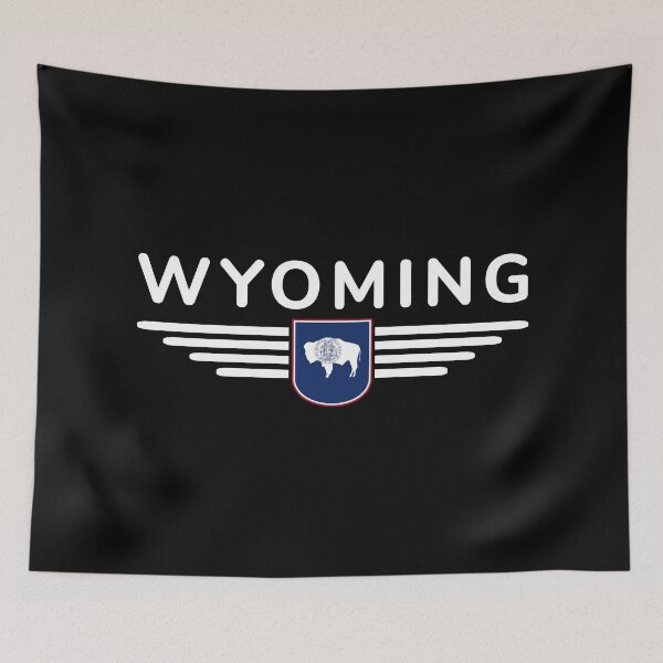 Item preview, Wyoming Fan Shirt – Wild & Free designed and sold by ElvisU.
