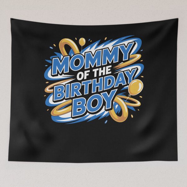 Item preview, Dad And Mom Mommy Of The Birthday Boy Family Party Blue designed and sold by clothesy7.
