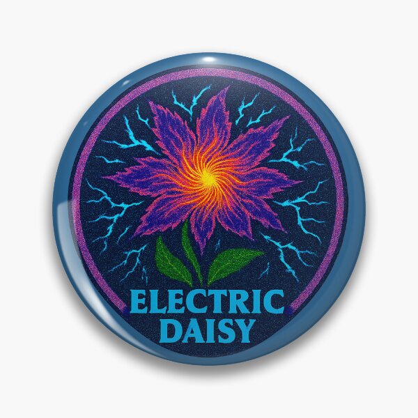 Item preview, Electric Daisy – Pulsing Floral Energy designed and sold by Pacific Art.