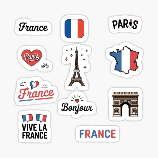 Item preview, France   designed and sold by Paper Drip.
