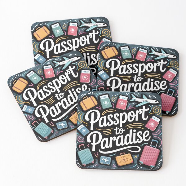 Item preview, Passport to Paradise: Travel Essentials for Your Dream Vacation designed and sold by ForeverPrintsOK.