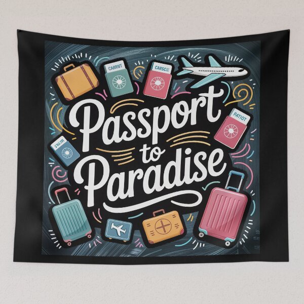 Item preview, Passport to Paradise: Travel Essentials for Your Dream Vacation designed and sold by ForeverPrintsOK.