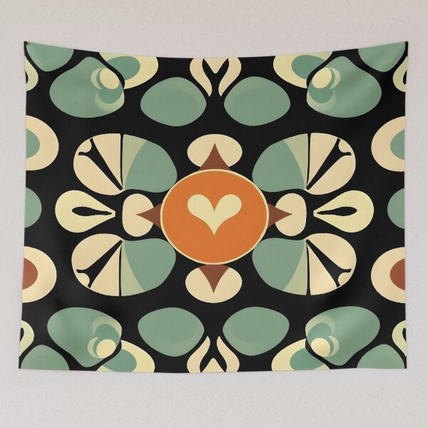 Item preview, Retro Mid Century Modern Pattern  designed and sold by GraphicsClub.