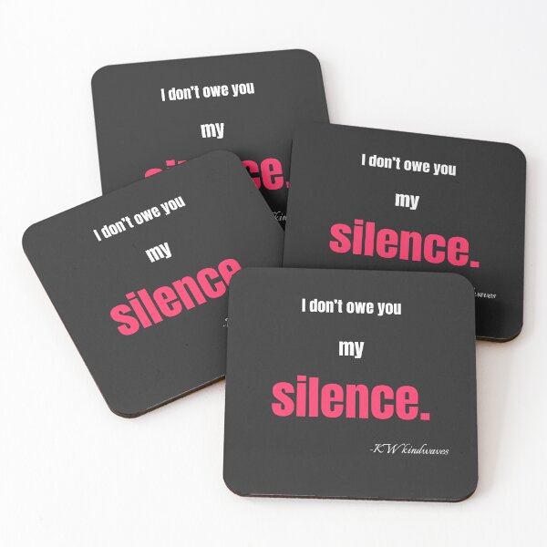 Item preview, Powerful Pride Quote – I Don’t Owe You My Silence designed and sold by KWkindwaves.