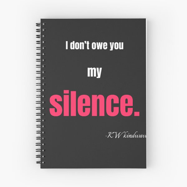 Item preview, Powerful Pride Quote – I Don’t Owe You My Silence designed and sold by KWkindwaves.