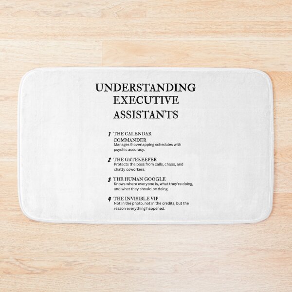 Item preview, UNDERSTANDING EXECUTIVE ASSISTANTS – Funny Corporate Life Definitions designed and sold by PsyFlow35.
