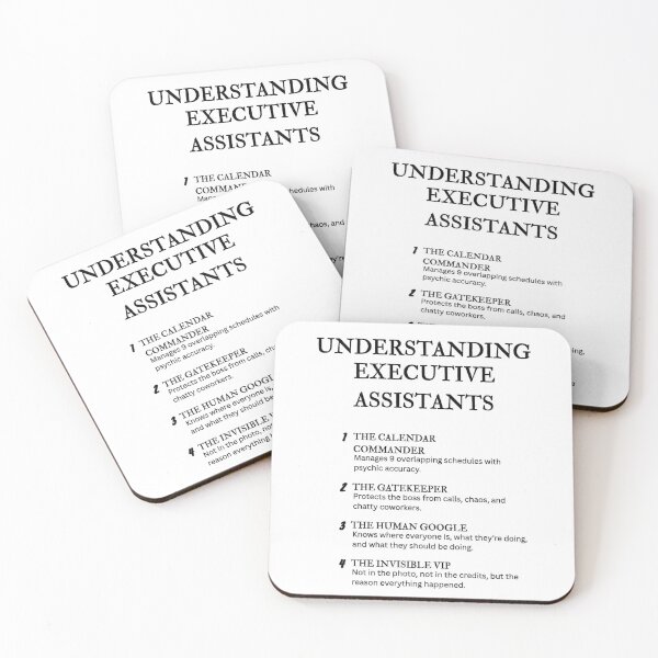 Item preview, UNDERSTANDING EXECUTIVE ASSISTANTS – Funny Corporate Life Definitions designed and sold by PsyFlow35.
