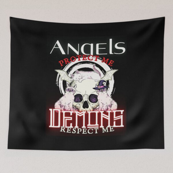 Item preview, Angels and Demons designed and sold by PitchBlackIcon.