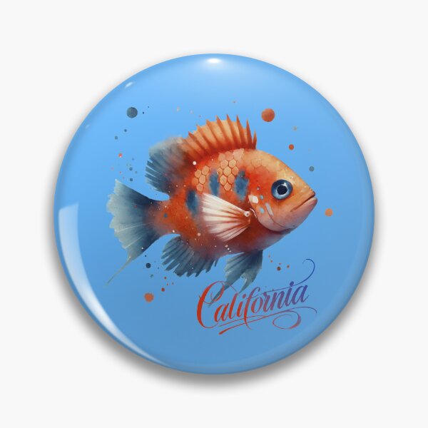 Item preview, Garibaldi California State Fish  designed and sold by Pacific Art.