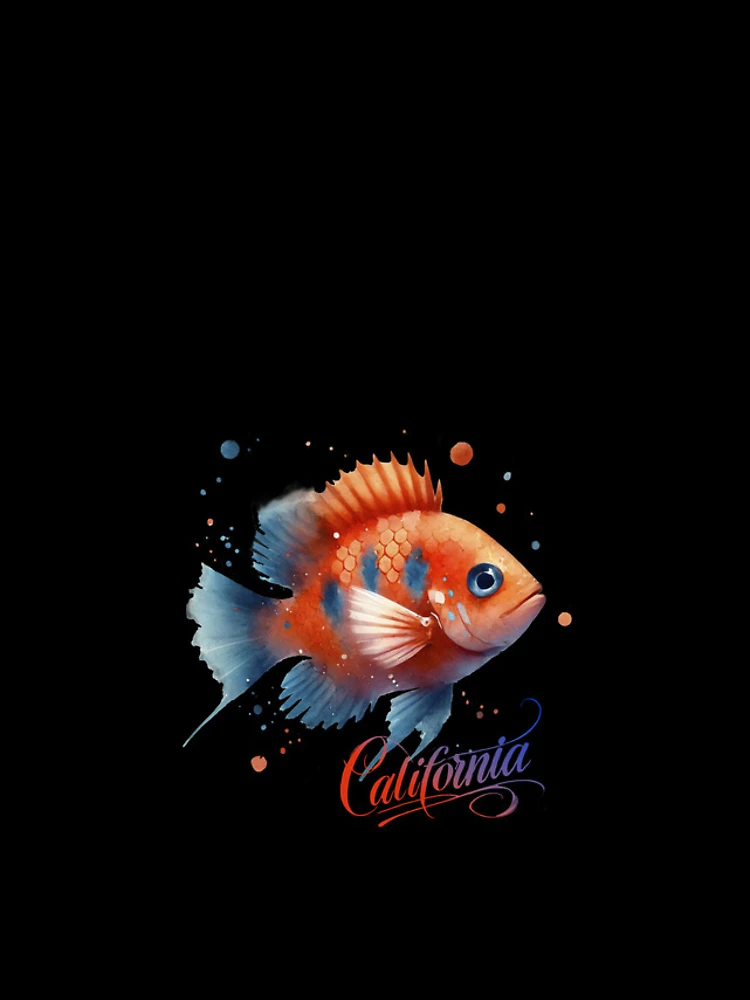 Thumbnail 4 of 4, iPhone Case, Garibaldi California State Fish designed and sold by Pacific Art.