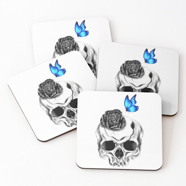 Item preview, Black Rose Skull designed and sold by Make.Studio-14946372-.