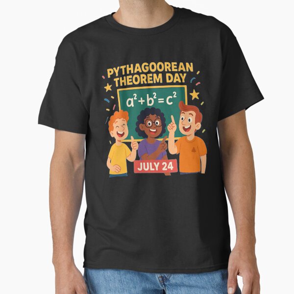 Item preview, Pythagorean Theorem Day July 24th designed and sold by JDAShirts.