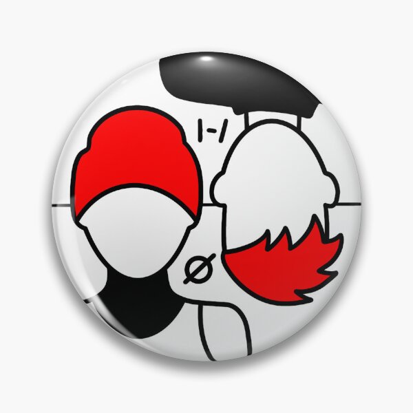 Item preview, Blurryface Pin Button designed and sold by MentallyGhost.