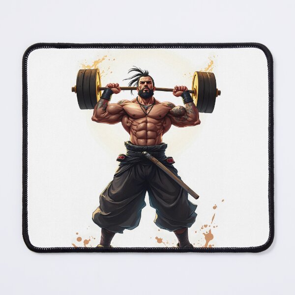 Item preview, Hard-training ronin bodybuilder designed and sold by Danh Style.