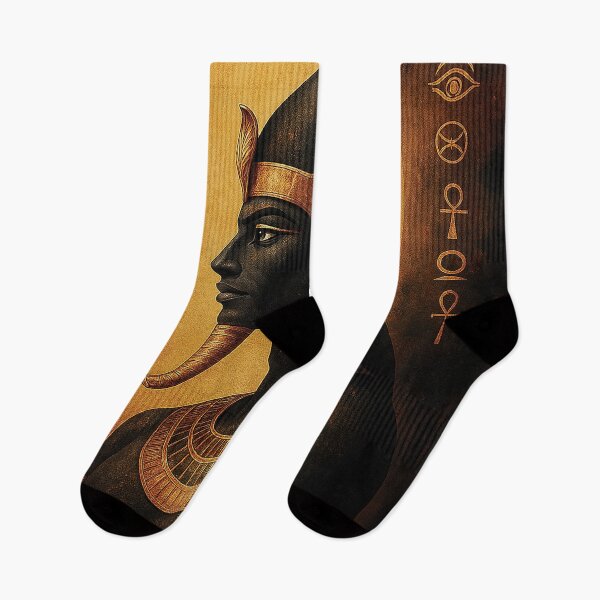 Item preview, Ancient Egyptian Pharaoh Profile – Dark Gold Warrior Portrait designed and sold by Gold Turtle  Lina.