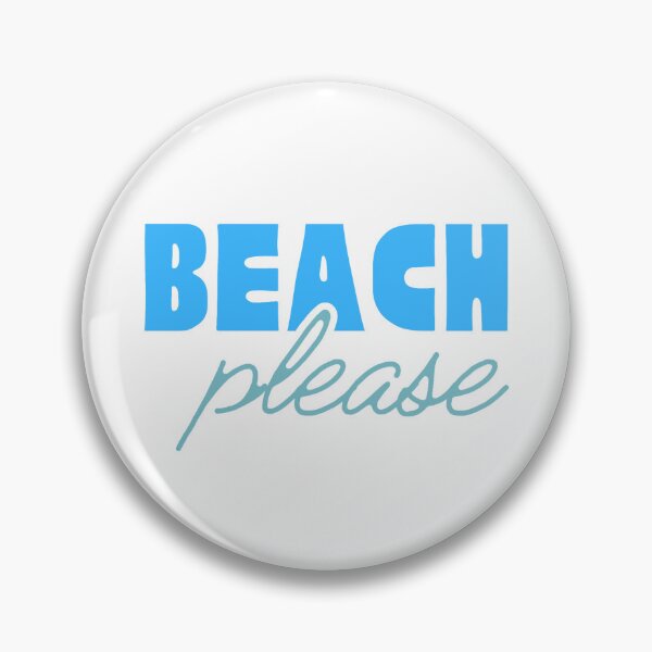 Item preview, Beach Please Ocean Blue Summer Design in White designed and sold by nikifora.