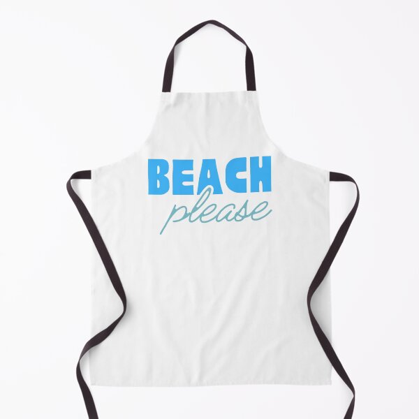 Item preview, Beach Please Ocean Blue Summer Design in White designed and sold by nikifora.