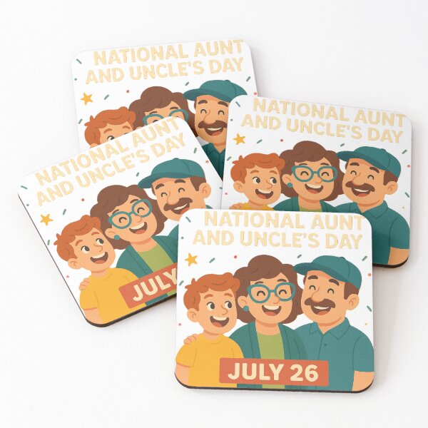 Item preview, National Aunt and Uncle's Day July 26th designed and sold by JDAShirts.