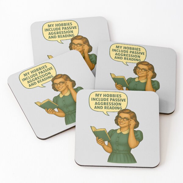 Item preview, My Hobbies Include Passive Aggression and Reading | Sarcastic Design designed and sold by Nuvijo.