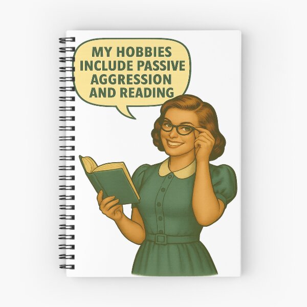 Item preview, My Hobbies Include Passive Aggression and Reading | Sarcastic Design designed and sold by Nuvijo.