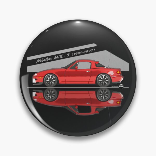 Item preview, Miata - MX-5 NA 1991-1997 (Classic red) - Pure 90s Roadster Joy designed and sold by Azaziel.