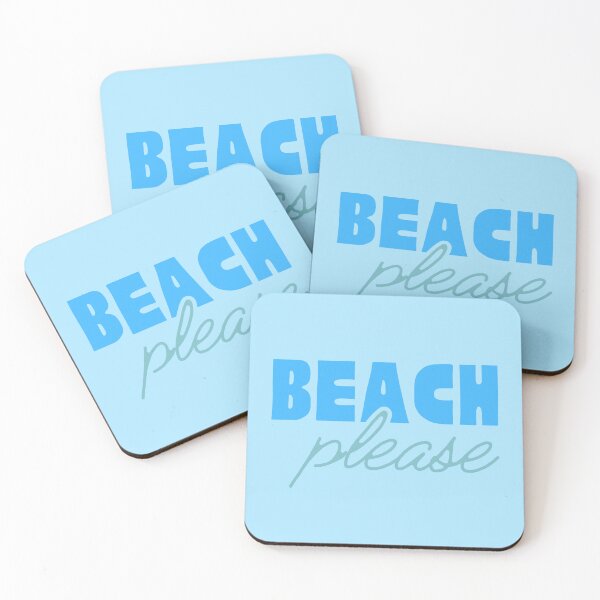 Item preview, Beach Please Ocean Blue Summer Design in Blue designed and sold by nikifora.