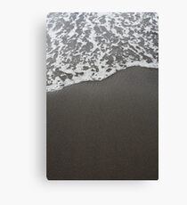 Black Sand is the New Beach Canvas Print