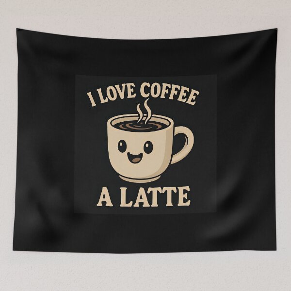Item preview, Funny Coffee Cup Pun Illustration for Coffee Lovers designed and sold by Amr Siam.