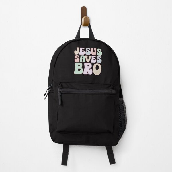 Item preview, Jesus Saves Bro – Retro Christian designed and sold by stylishdzign.