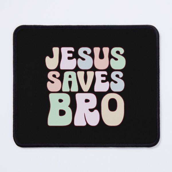 Item preview, Jesus Saves Bro – Retro Christian designed and sold by stylishdzign.