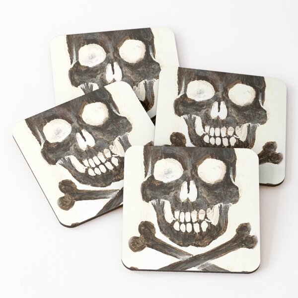 Item preview, Skull crossbones designed and sold by MatrixTattoo.